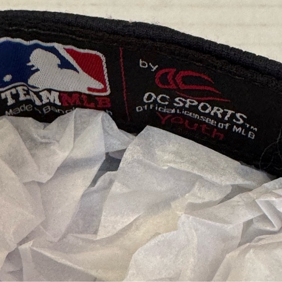 Boston Red Sox Hat Cap Strap Back Blue OC Sports One Size Adjustable - Picture 8 of 8